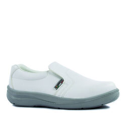 Mocassins de s&eacute;curit&eacute; femme STELLA S2 SRA BLANC Le Lamentin - Martinique
